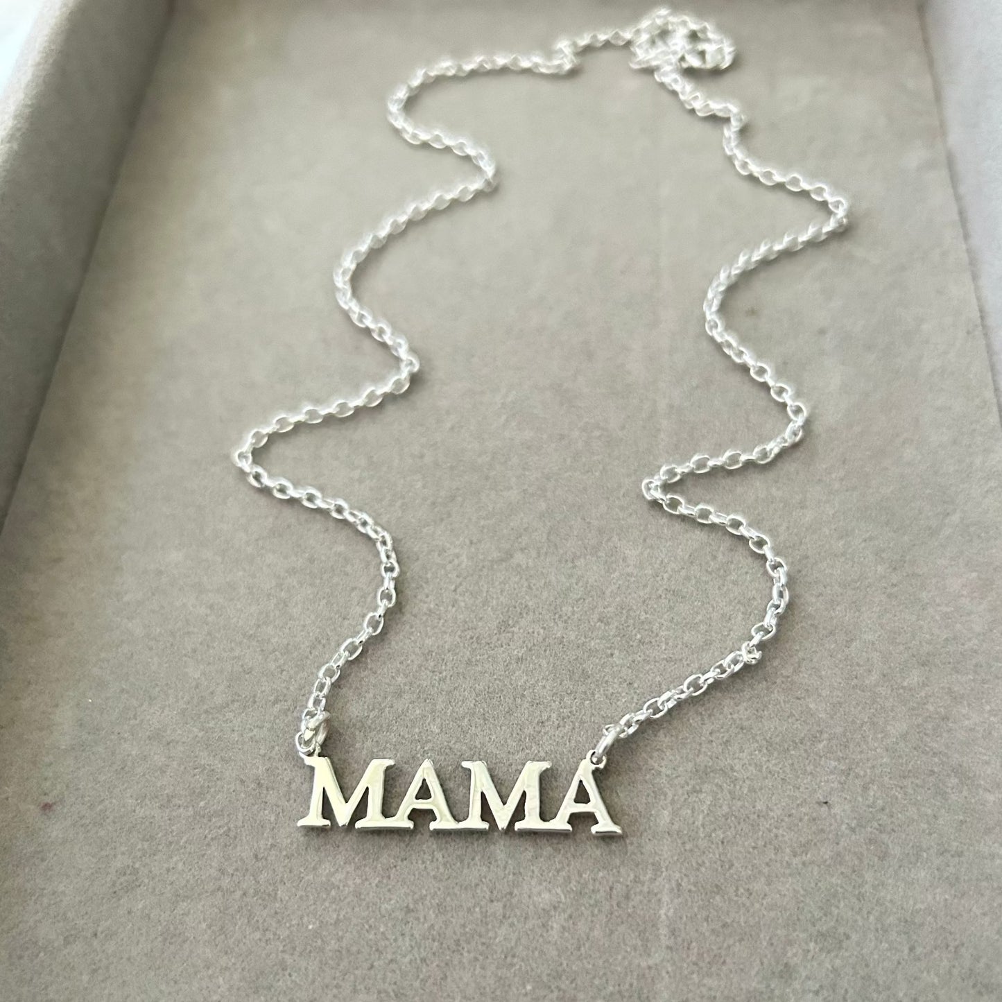 MAMA Necklace in 925 Sterling Silver