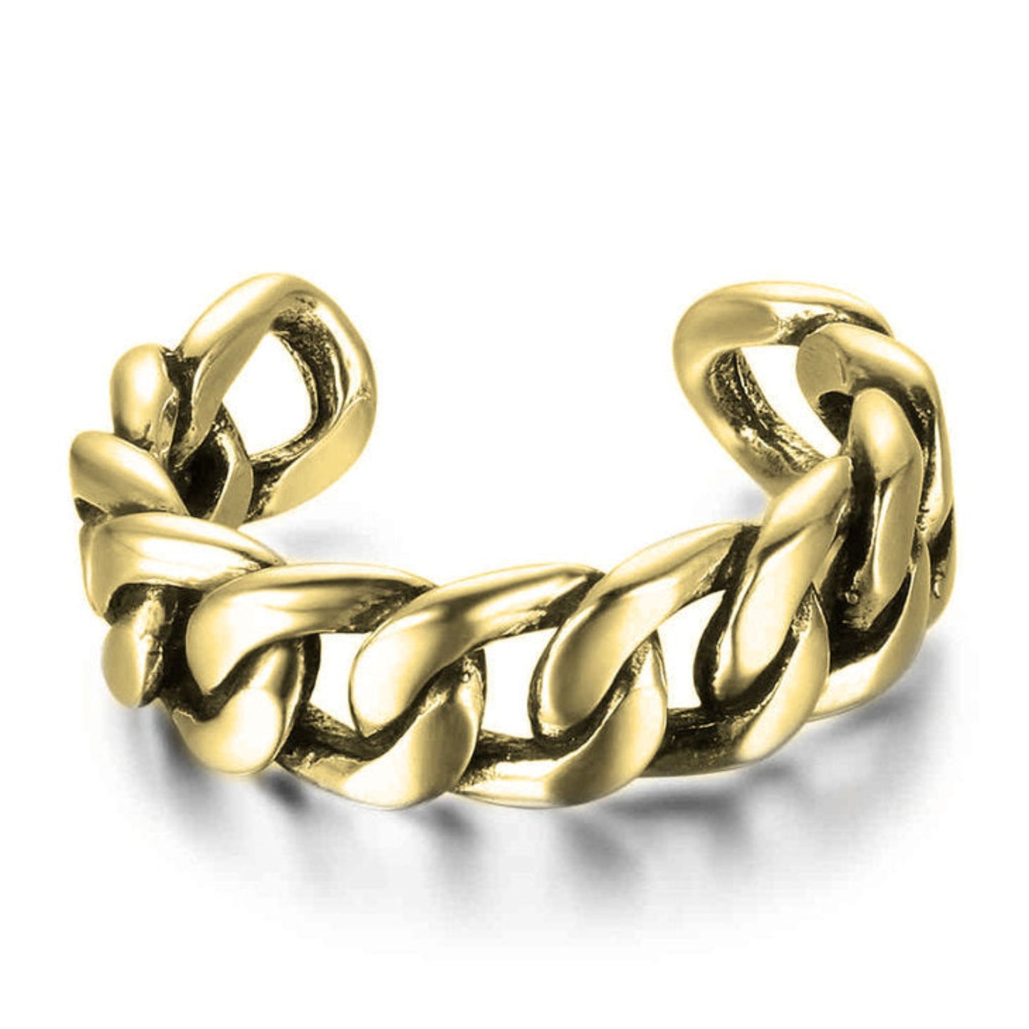 Chain Link Ring in 925 Sterling Silver