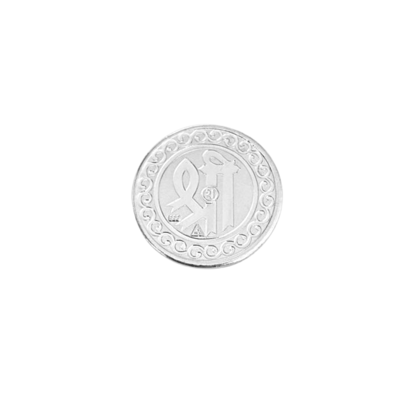 Pure 999 BIS Hallmarked 5gram- Lord Ganesha and Laxmi Silver Coin