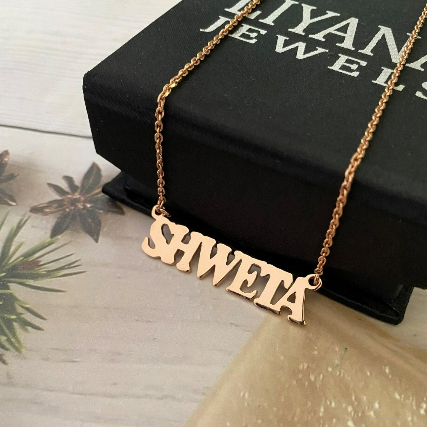 Capital Name Necklace 4