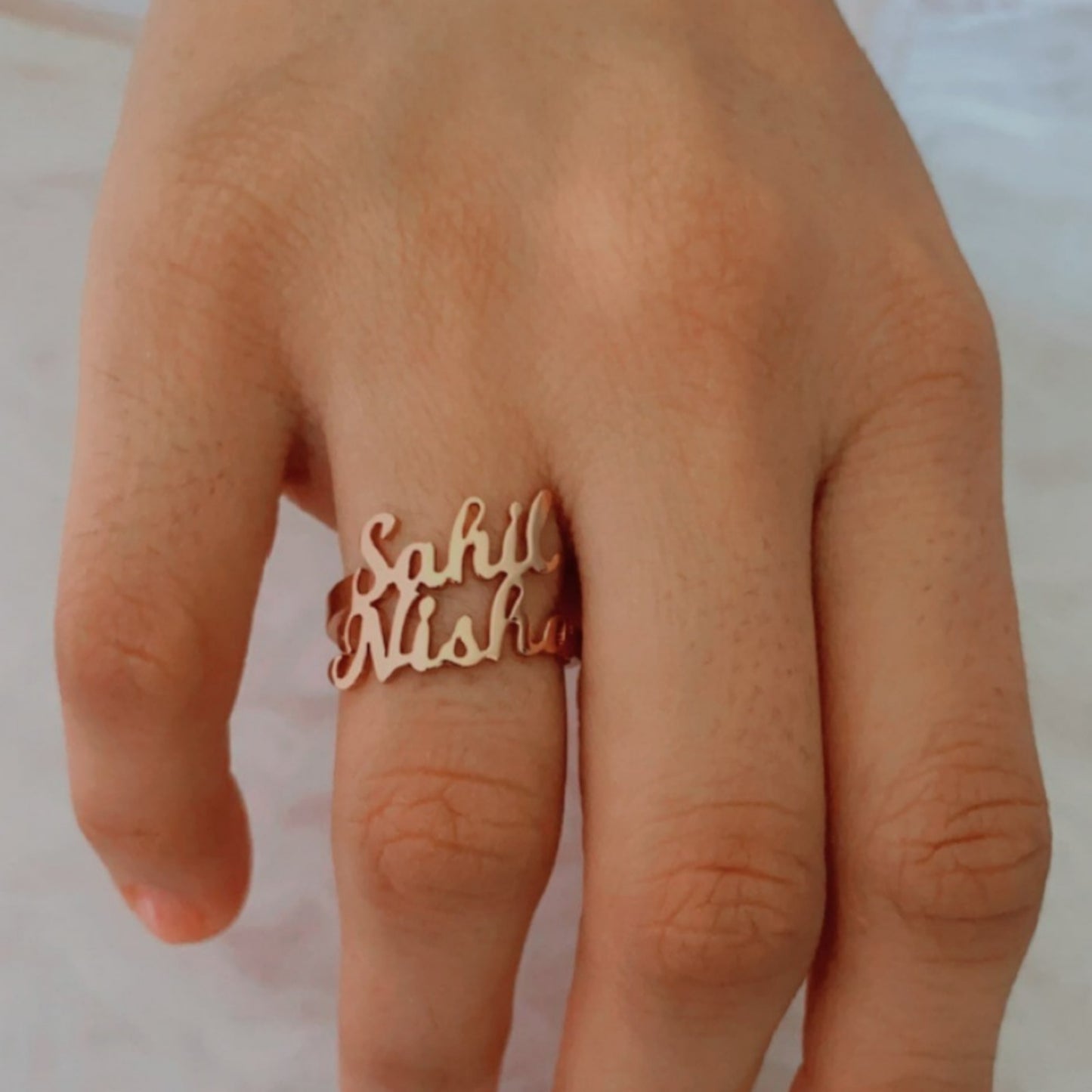 Couple Name Ring 2
