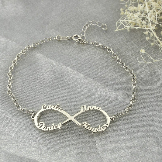 Infinity Bracelet with 4 Names 1