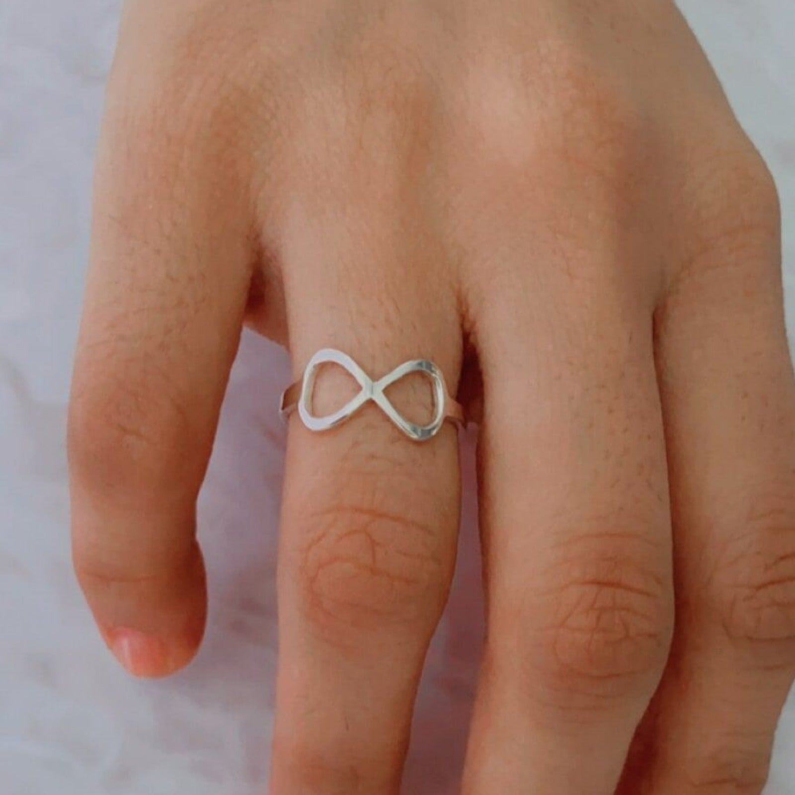 Crystal infinity ring – Ambica