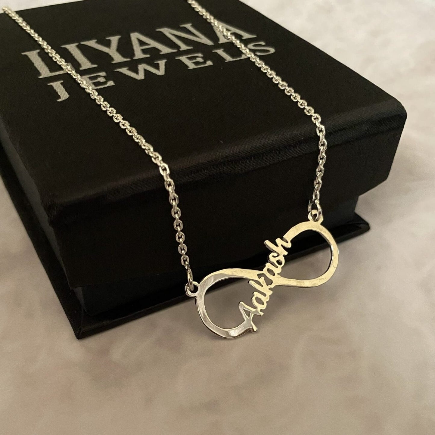 Infinity Single Name Necklace 2