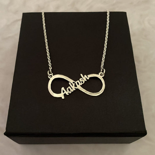 Infinity Single Name Necklace 1