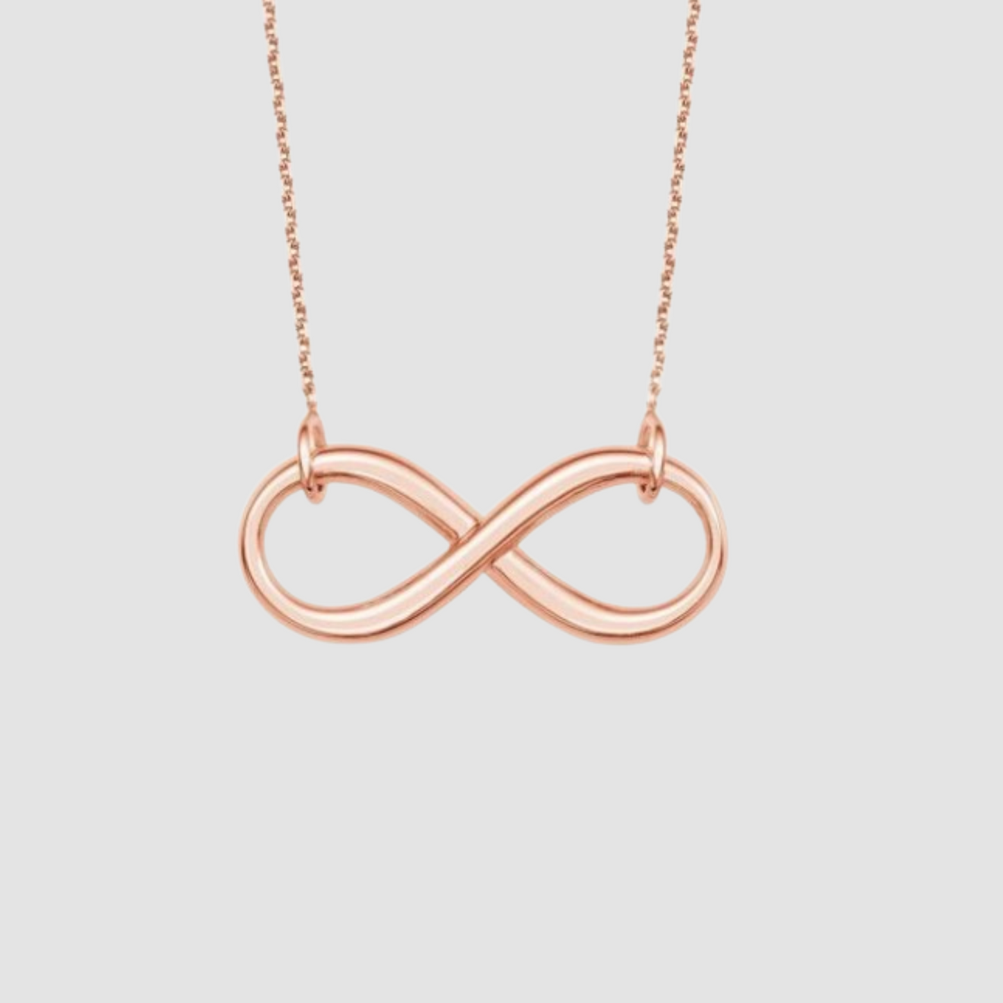 Infinity Necklace in 92.5 Sterling Silver