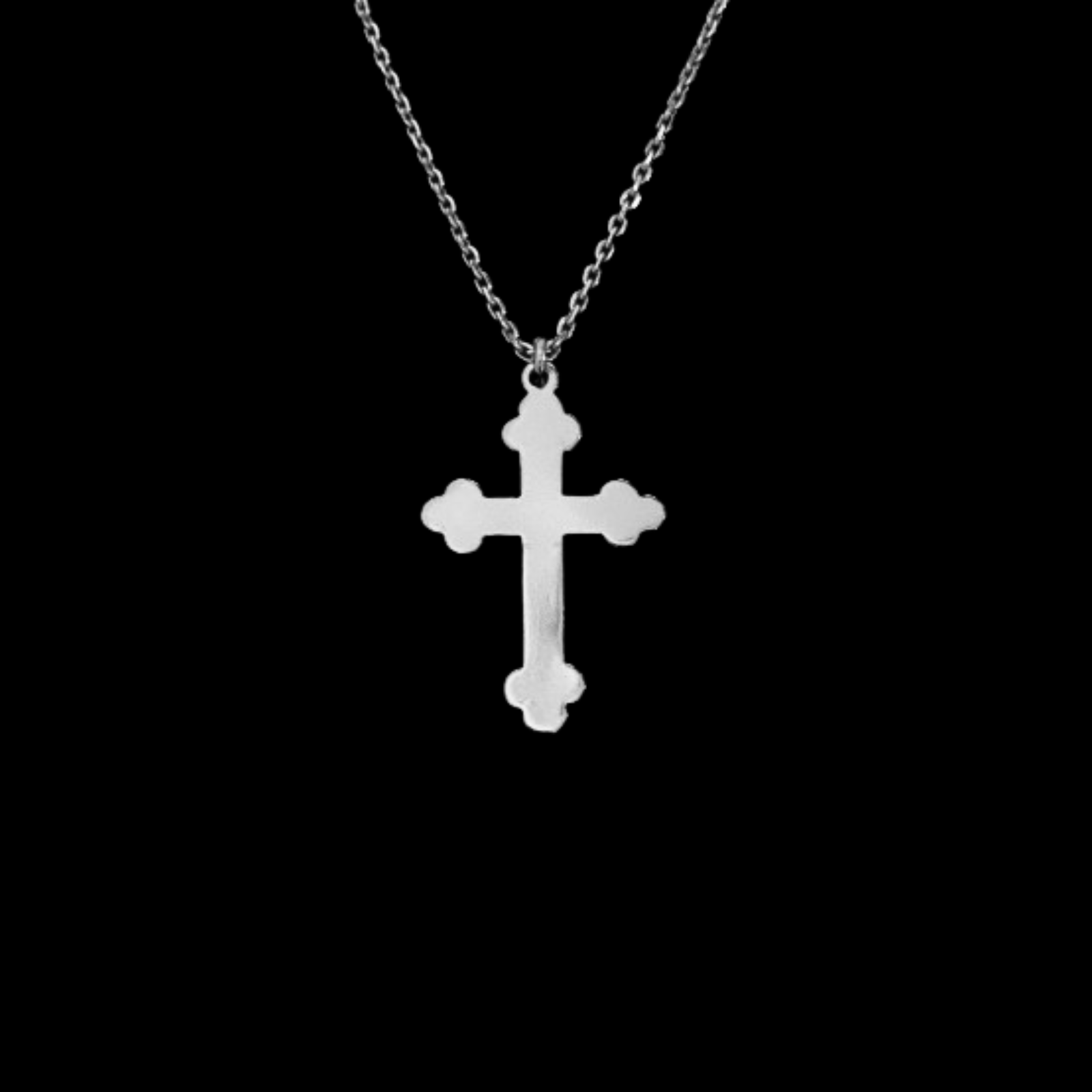 Hand Crafted Sterling Silver Cross Pendant with Hammered Finish -  thegoldsmith